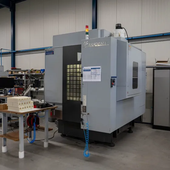 Trident TR-32 5AX vijfassige freesbank bij Microtherm